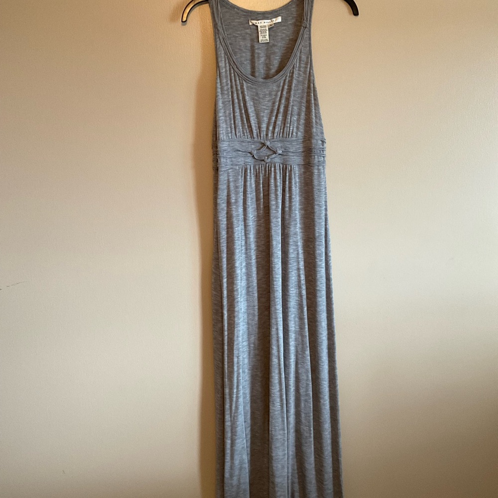 Gray maxi dress small